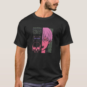 Japanese Lofi Boy Anime Character - Japan Aestheti T-Shirt