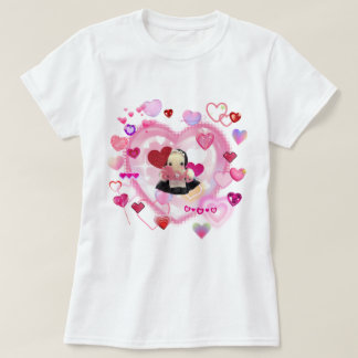 Japanese maid / Heart-heart-heart / T-shirt