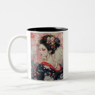 Japanese painting style GEISYA MAG07 Zweifarbige Tasse