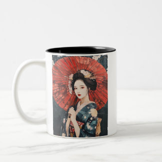 Japanese painting style GEISYA MAG13 Zweifarbige Tasse