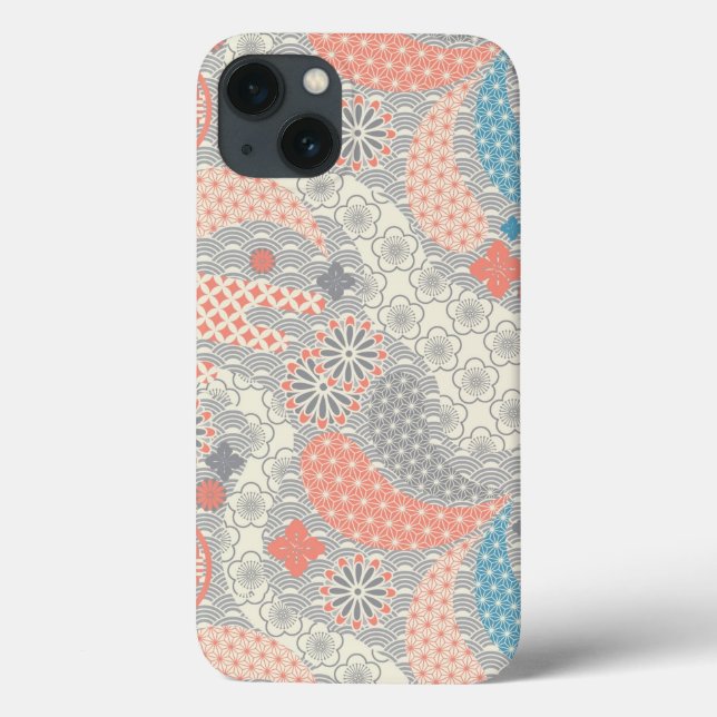 Japanese Pattern-Stil. Illustration. Case-Mate iPhone Hülle (Rückseite)