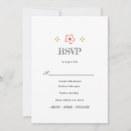 Japanese Plum Blossom Design Einladung