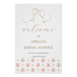 Japanese Plum Blossom Design Poster