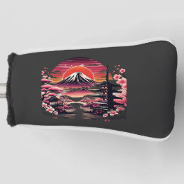 Japanese Sakura Garden Mount Fuji Cherry Blossom Golf Headcover