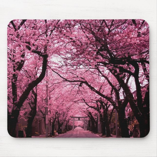 Japanese Sakura Spring Mouse Mat Mousepad (Vorne)