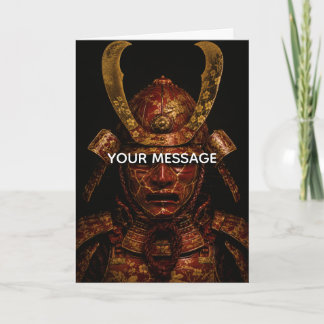 Japanese Samurai Armor Kintsugi Art Personalized C Karte