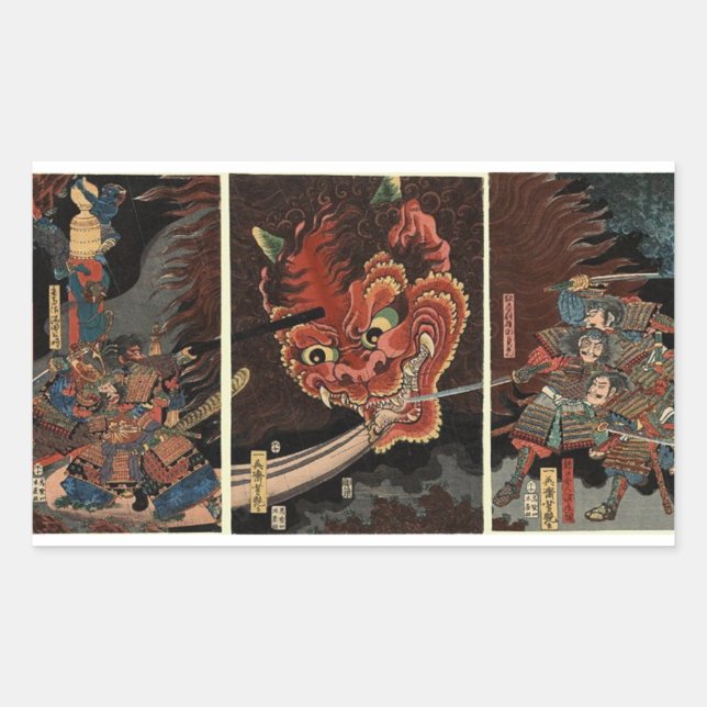 JAPANESE SAMURAI STICKER (Vorderseite)