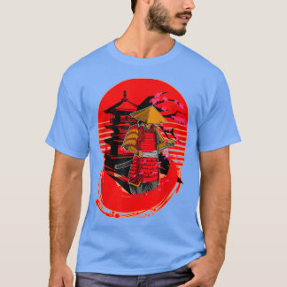 Japanese Samurai Sword Katana Armor Warrior T-Shir T-Shirt