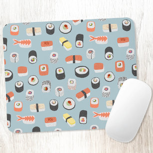 Japanese Sushi Food Art Pattern Mousepad