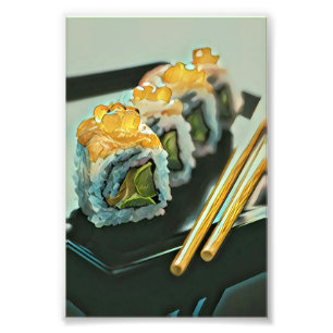 Japanese sushi fotodruck