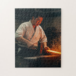 Japanese Swordsmith Spirit 魂を打ち込む刀鍛冶 Puzzle