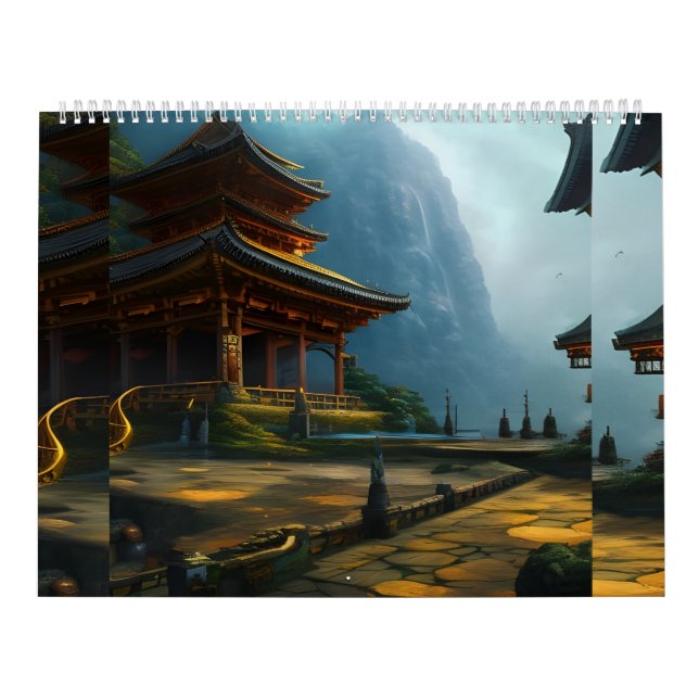 japanese themed paintings kalender (Titelbild)