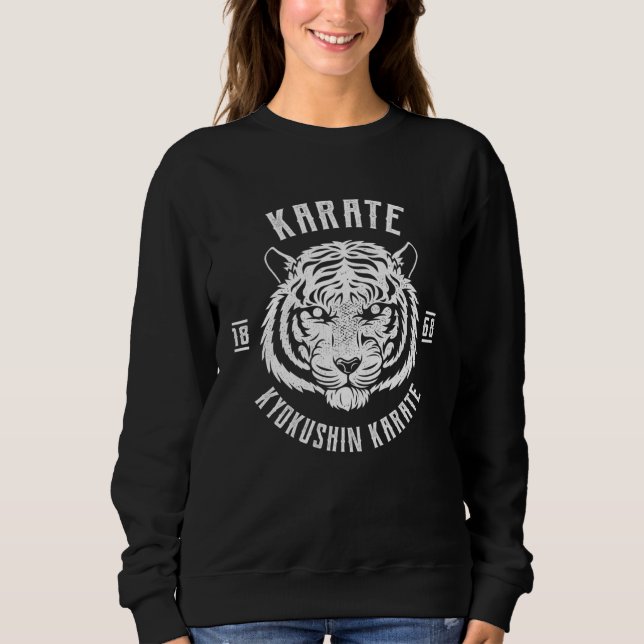 Japanese Tiger  Karate Sweatshirt (Vorderseite)