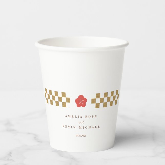 Japanese Touch Bridal Pappbecher (Vorderseite)