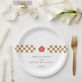 Japanese Touch Bridal Pappteller