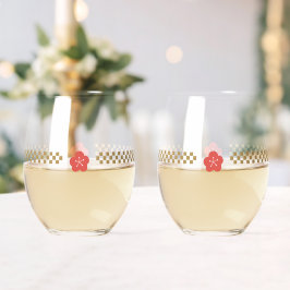 Japanese Touch Bridal Weinglas Ohne Stiel