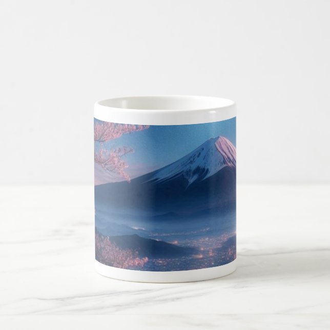 Japanese Traditional Fujiyama Sakura Kaffeetasse (Mittel)