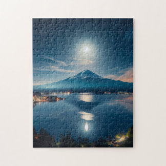 Japanese Traditional Vintage fujiyama Puzzle