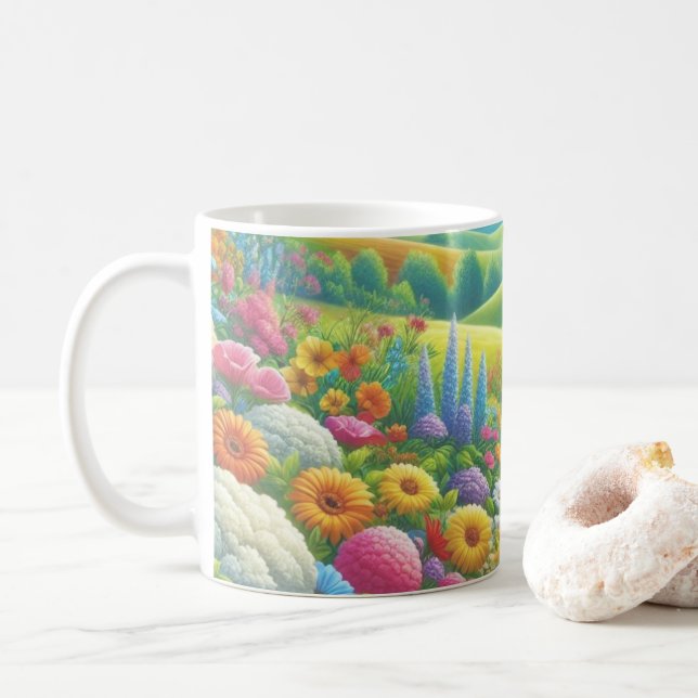 japanese traditional vintage kaffeetasse (Mit Donut)