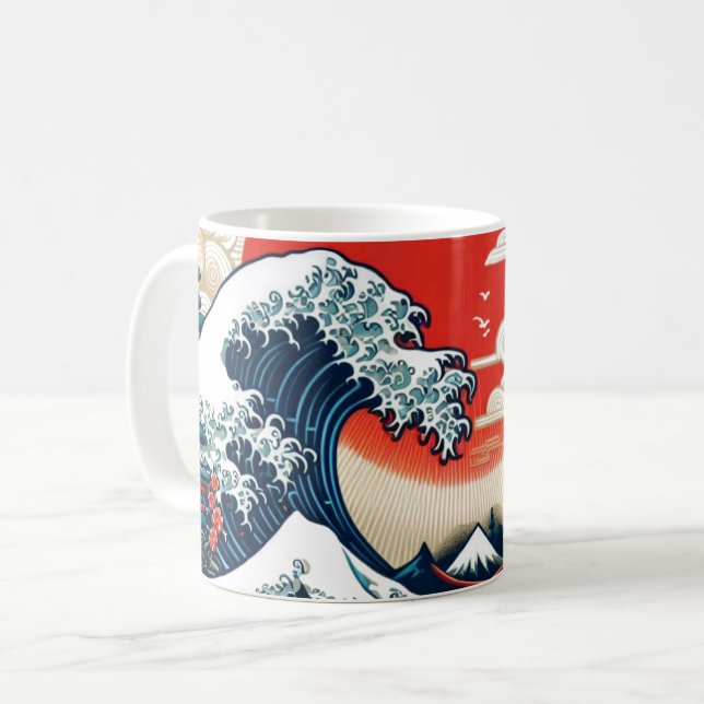 Japanese　Traditional　Vintage　 Kaffeetasse (Vorderseite Links)