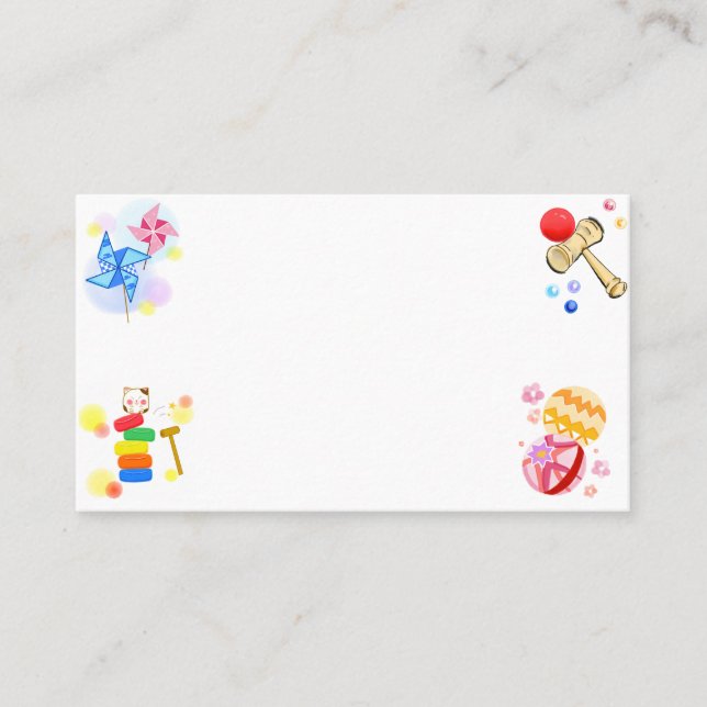 Japanese　Traditional　Vintage Visitenkarte (Vorderseite)