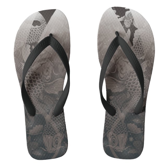 Japanese twin carp_line1@miyasan flip flops (Fußbett)