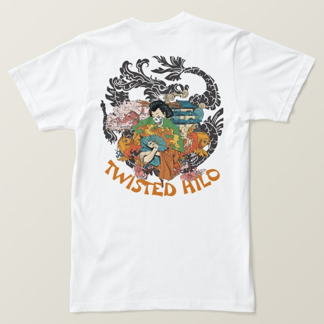 JAPANESE TWISTED HILO TSHIRT (Design Rückseite)