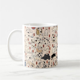 Japanese Ukiyo-e Cats — Custom Text Kaffeetasse