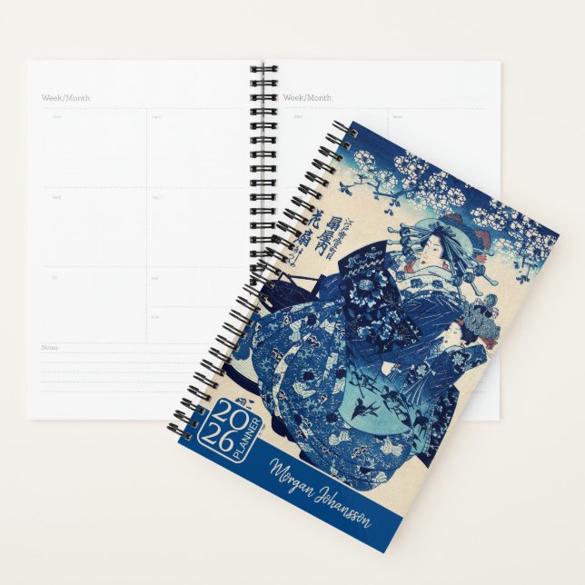Japanese Ukiyo-e – Utagawa Kuniyoshi – Custom Text Planer (Anzeige)