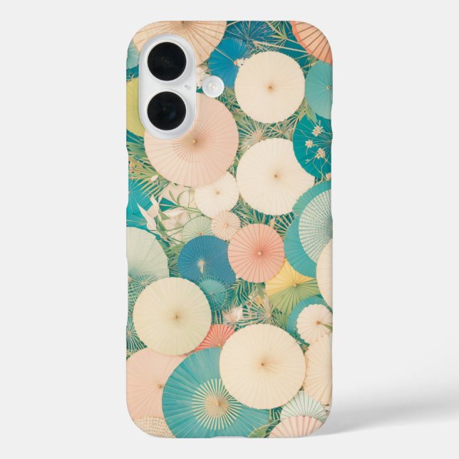 Japanese Umbrella Collection Tropical Modern Phone Case-Mate iPhone Hülle (Rückseite)