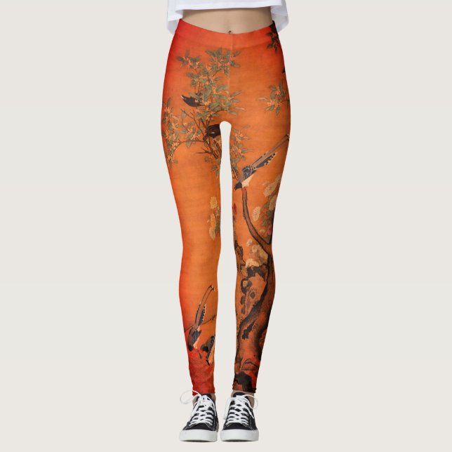 JAPANESISCHE BIRD Leggings (Vorderseite)