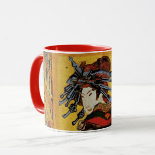 Japanesischer Kurtisane Oiran von Vincent van Gogh Tasse