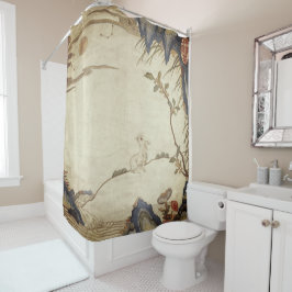 JAPANESISCHER RABBIT- UND MUNDduschvorhang Duschvorhang