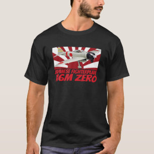 Japanisch A6M Null WW2 Kämpfer Flugzeug Häfen Ja T-Shirt