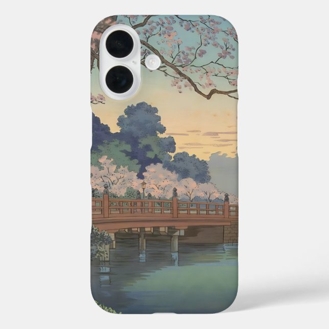 Japanisch Alte Kunst iPhone16 Handy Fall Case-Mate iPhone Hülle (Rückseite)