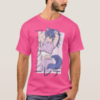 Japanisch anime foxy girl, niedlicher Fuchs für Fr