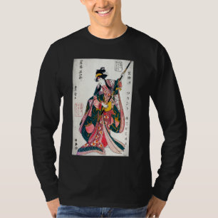 Japanisch Art Print Geisha Ukiyo-e Ästhetik T-Shirt