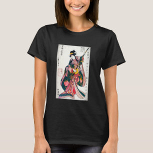 Japanisch Art Print Geisha Ukiyo-e Ästhetik T-Shirt