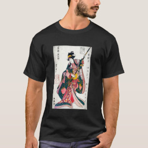 Japanisch Art Print Geisha Ukiyo-e Ästhetik T-Shirt