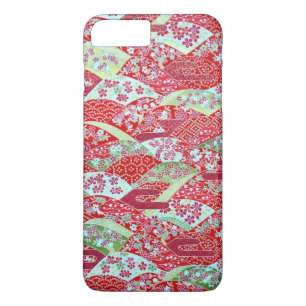 Japanisch Art Red Floral Yuzen iPhone 8 Plus Fall Case-Mate iPhone Hülle