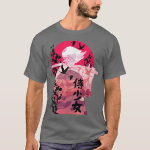Japanisch Art Samurai Vintag Fighter Retro Design  T-Shirt