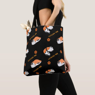 Japanisch Ästhetisch Süße Katze & Sushi Muster