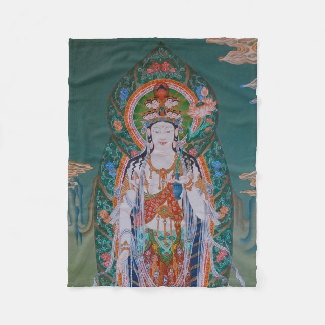 Japanisch Avalokiteshvara Fleece Blanket (Vorderseite)