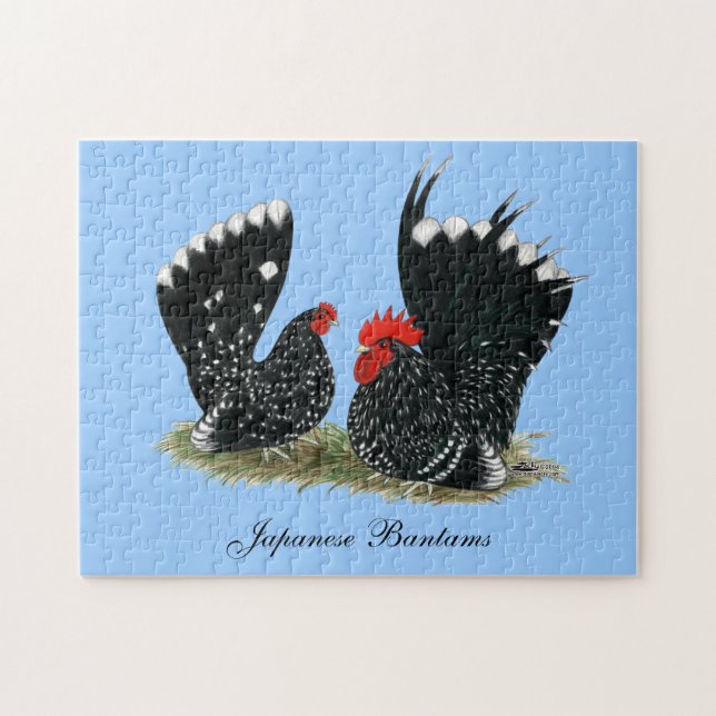 Japanisch Bantams Mottling Puzzle (Horizontal)