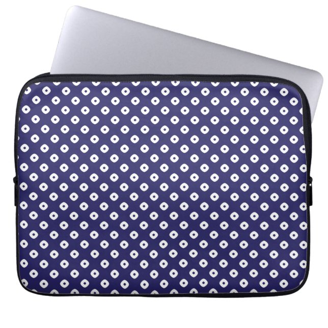 Japanisch Blue Laptop Sleeve (Vorderseite)