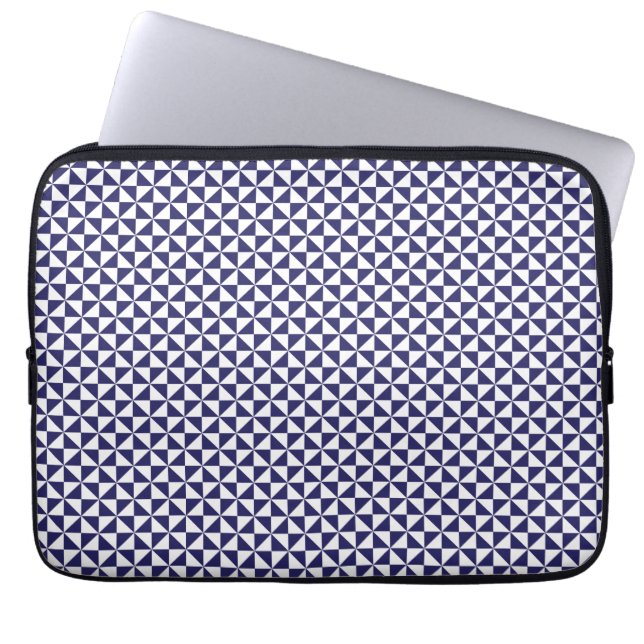 Japanisch Blue Laptop Sleeve (Vorderseite)