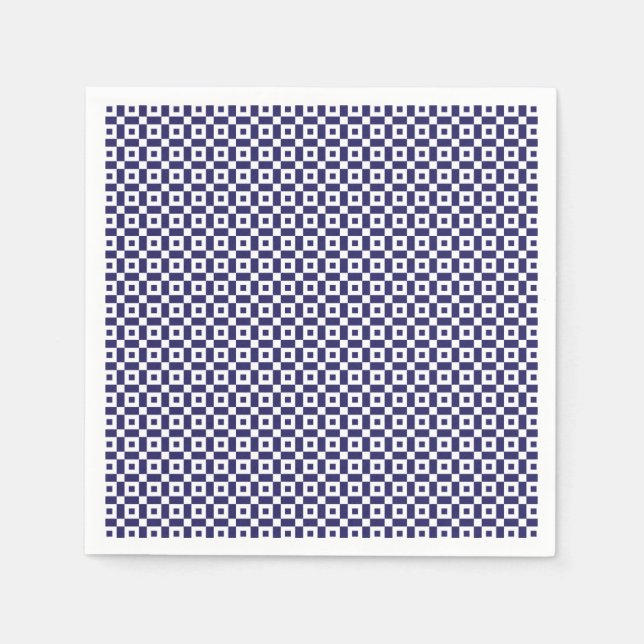 Japanisch Blue Napkins Serviette (Vorderseite)