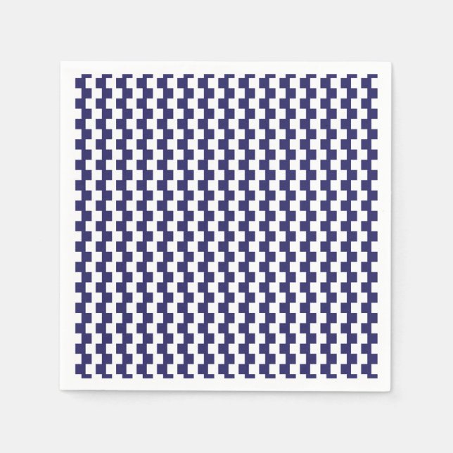Japanisch Blue Napkins Serviette (Vorderseite)