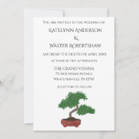 Japanisch Bonsai Tree Wedding