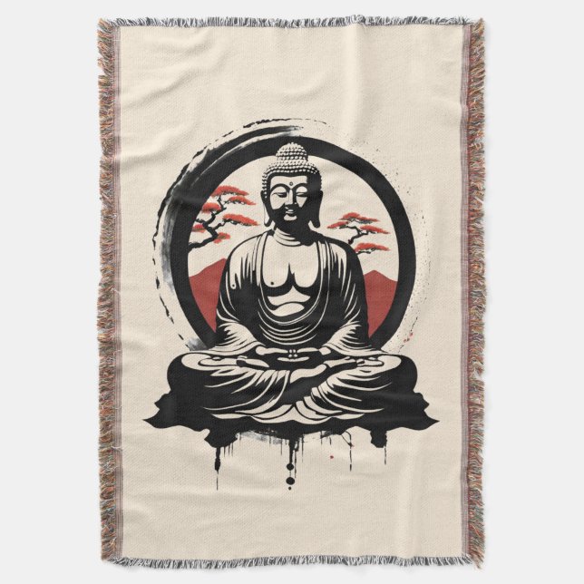 Japanisch Buddha Zen Decke (Vorderseite Vertikal)